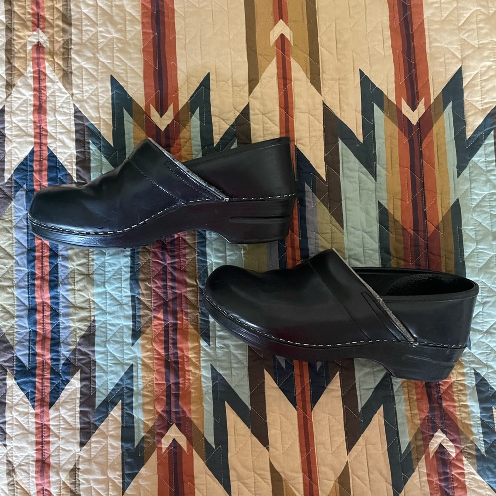 Dansko black clogs size 40